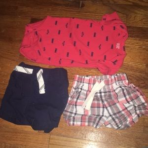 Onesie shorts set